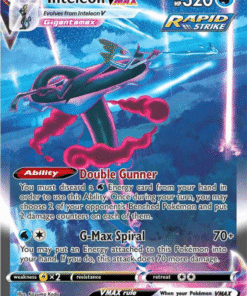 2021 Pokemon Fushion Strike Inteleon VMAX 266/264 NM